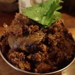 カレーの店 マボロシ - マトンと茄子のキーマ