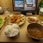 韓国料理屋 きむん家 - チェユクポックム定食