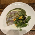 富士屋本店 - 鯵と焼きネギのテリーヌ