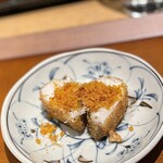 串揚げ料理 かわた - 鰆のカラスミがけ