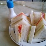 coffee&lunch さがみ - ミックスサンド430円とアジシオ