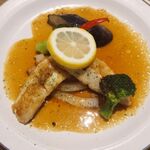 バケット - 白身魚のグリル 和風バターソース