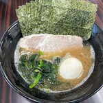 横浜家系らーめん ぼうそう家 - のり増しラーメン(半麵)玉子！