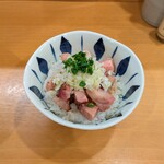 らぁめん 倉井 - 肉めし 350円