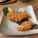 かつ吉 野庵 - 特吟上ロースカツ定食　エビカツトッピング