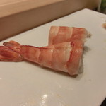 築地寿司清 - 蒸し海老