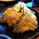 上五島 - ランチのアジフライ定食