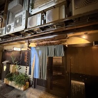 浪速割烹 㐂川 - 店舗入り口。