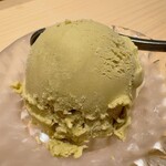 鮨 ゆうき - ピスタチオのアイスクリーム