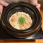 豪龍久保 - 蟹の土鍋ご飯