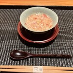 豪龍久保 - ズワイガニの茶碗蒸し