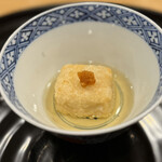 日本料理 一会 - 胡麻豆腐の揚出し