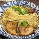 麺屋 マルヨシ - 平打ちストレート太麺