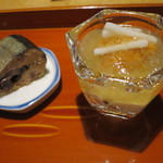 御料理 樋渡 - 秋刀魚の山椒煮、ウニと長芋と湯葉