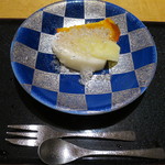 御料理 樋渡 - 江戸柿、長野のりんごのコンポート、梨（新光）