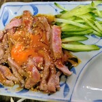 北浦酒店 - 牛肉炙りユッケ