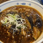 日清亭 - 麻婆茄子麺