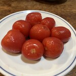 日清亭 - トマトの浅漬け