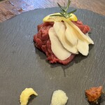 えびと馬肉と日本酒 - 