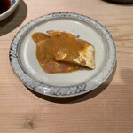 千成寿司 - 鯛の雲丹醤油掛け◯