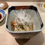 千成寿司 - ズワイ蟹とソーメンの和え物◎冬の千成寿司さんの名物？他では味わえない一品