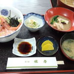 特別名勝兼六園 堤亭 - 甘エビ丼・治部煮付き