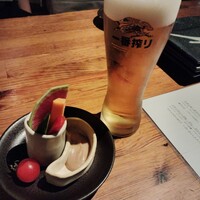 炭火焼イタリアン 海串 ブラーチェ - お通し