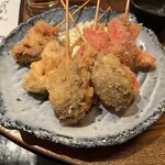 おちゃけや - 串カツの追加です｡紅ショウガを食べたかったのでお願いしました｡
