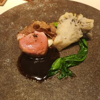 レストラン リューズ - 仔牛と白トリュフスライス