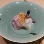 御成門はる - すみいかと鯛お造り