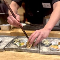 浅草じゅうろく - カウンターは特等席