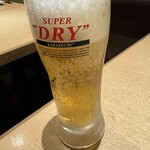 ななや - 生ビール(アサヒスーパードライ)