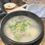 ライブ焼肉 てんぐ - 牛骨スープ美味しすぎました