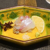 あま木 - 紅葉鯛のお造り