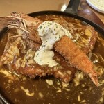 洋食屋 ひかりのたまご - グランメールチキン（ムネ）＆大海老フライ