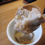 蕎麦蔵めぐみ - 「そばの実」がｺﾞﾛﾝｺﾞﾛﾝ・・・。