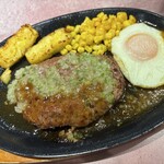 サイゼリヤ - 料理写真:ディアボラ風ハンバーグ。ライス付きで650円税込！