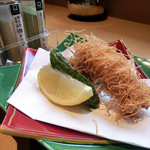Kurashiki Saryou - ＜魯山人風すき焼き御膳＞鯛のカダイフ包み