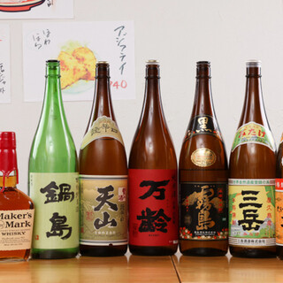 佐賀の日本酒と九州の焼酎をご用意◆お酒はメガサイズもOK！