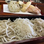 桃李庵そばの実 - 料理写真:三色天盛り