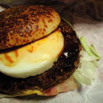 マクドナルド - 料理写真:バンズをずらしたところ