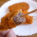 肉の兵庫屋 - メンチと比べるとあっさりで物足りない？