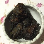 あいすの杜 - 石炭ザンギは真っ黒ながら柔らかザンギです！