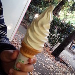 外苑休憩所 - 遊就館で歩き疲れたら。寒くてもソフト♪