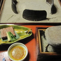 うかい鳥山 - 和牛ロース石焼き