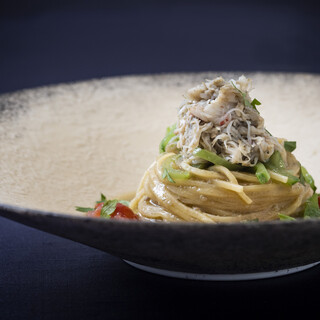 【当店は全てシェフ後藤の自家製パスタ】