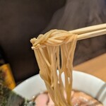 らぁ麺や 嶋 - 麺は佐野実さんのお店の物だそうです。