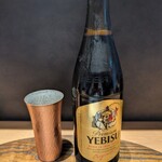 らぁ麺や 嶋 - エビスビールの中瓶を朝から頂きました。