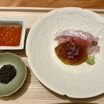 虎白 - 白甘鯛 キャビア イクラ