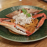 ぱとぱと - 渡り蟹と海老のトマトクリームパスタ